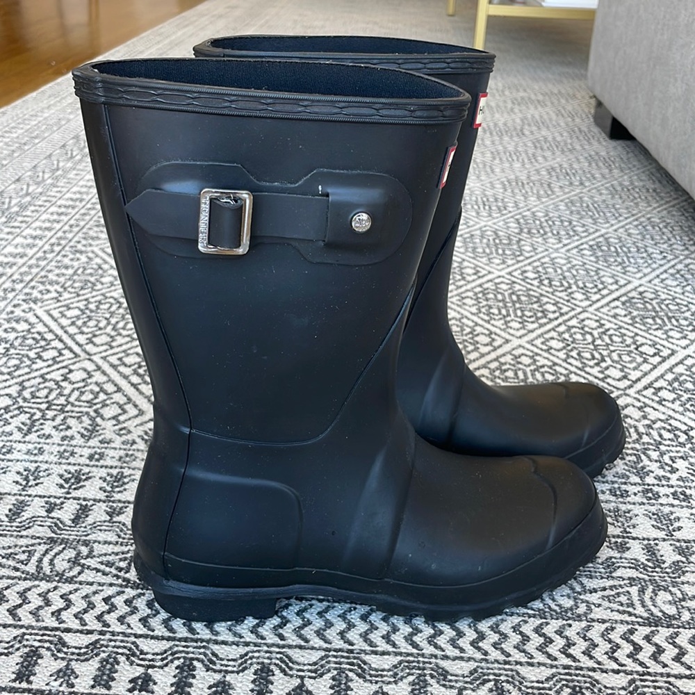 Matte Short Hunter Rain Boots